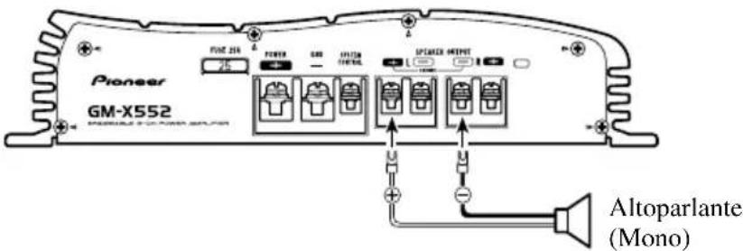 PIONEER GM-X352 - Modo a una canale (mono) - 1