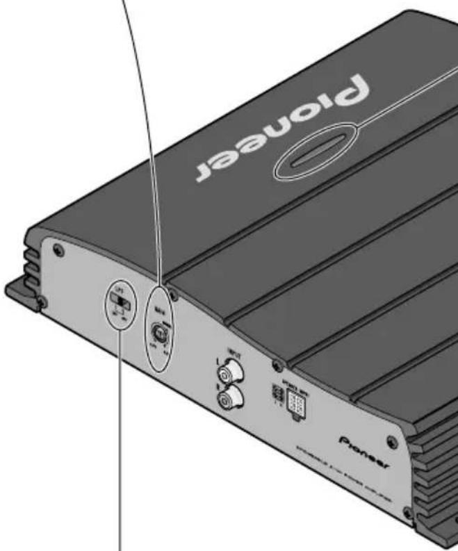PIONEER GM-X352 - Commande du gain - 1