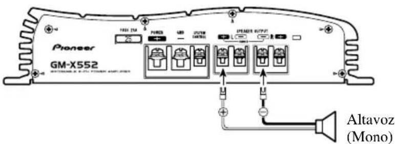 PIONEER GM-X352 - Modo de uno canal (mono) - 1