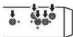PIONEER DEH-1410UB - 1Determine the appropriate position where the holes on the bracket and thside of the unit match. - 1