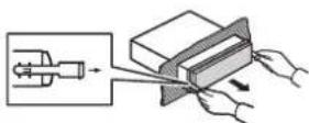 PIONEER DEH-1410UB - 3aDHee KpenneHne cTahdapTa DIN - 3