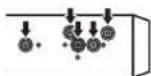 PIONEER DEH-S010UB - When not using the supplied mounting sleeve - 1