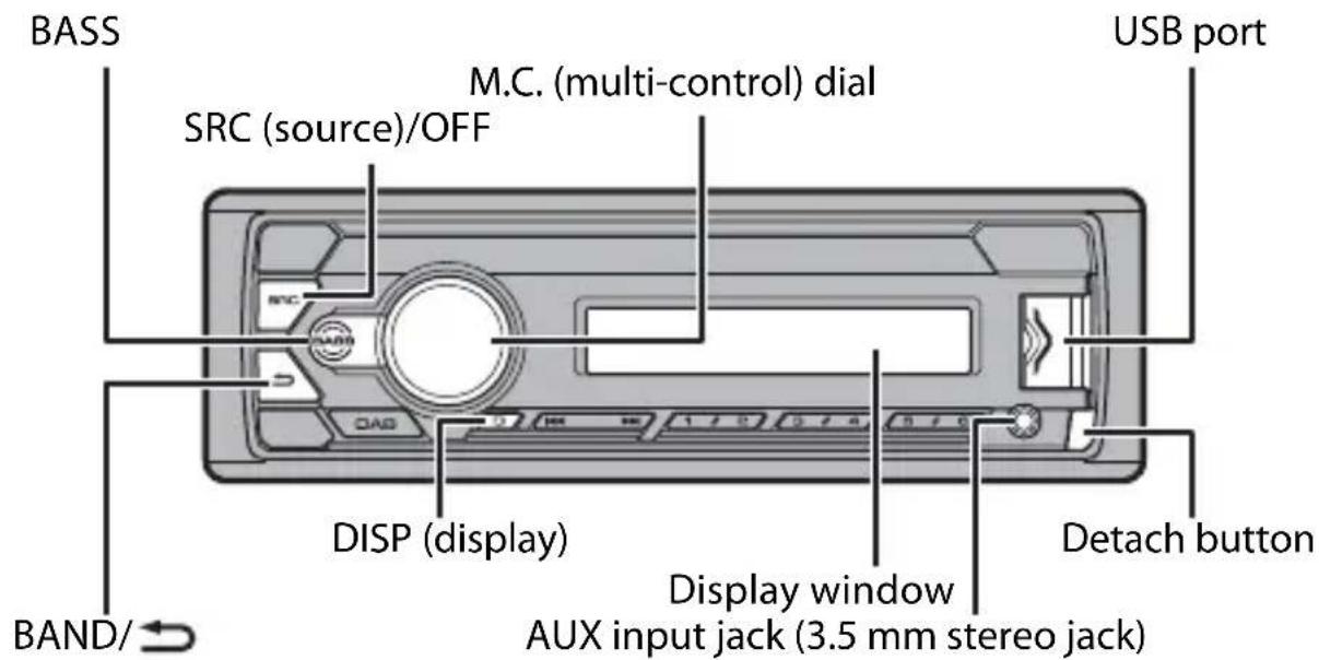 PIONEER MVH-S210DAB - Basic operation - 1