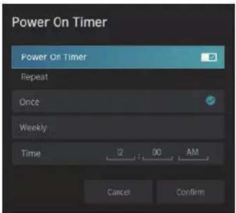 RCA iRV55H3 - Power On Timer (Accensione del timer) - 1