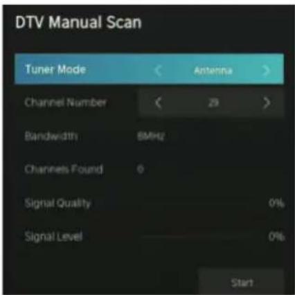 RCA iRV32H3 - Exploración manual de DTV - 1