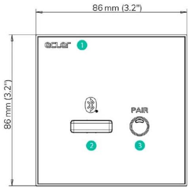 Ecler WPaBT - SCHÉMA DESCRIPTIF - 1