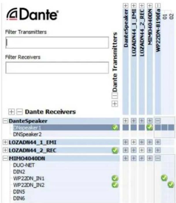 Ecler WP22DN - Commandes de la face avant du WP22DN - 3