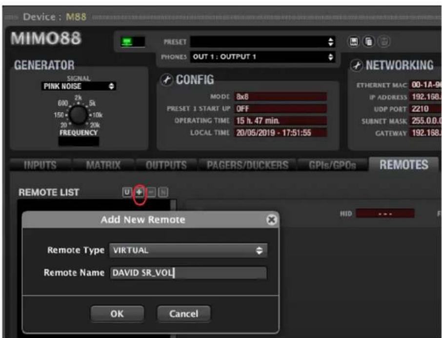 Ecler WPNET8K - WPNET4KVR/WPNET12KVR et matrice de la série MIMO comme hôte - 2