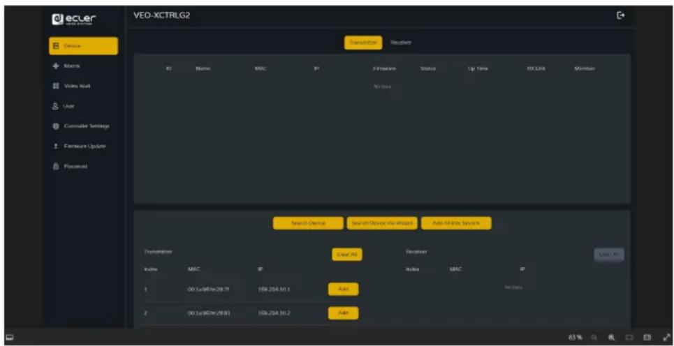 Ecler VEO-XCTRLG2 - Assistant de configuration - 8
