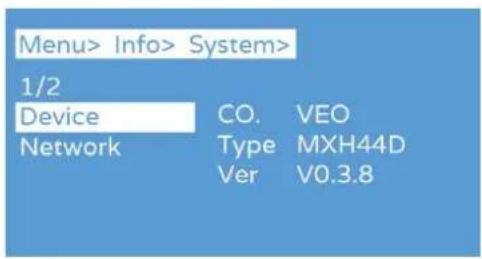 Ecler VEO-MXH44D - Info - 3