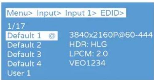 Ecler VEO-MXH44D - EDID - 3