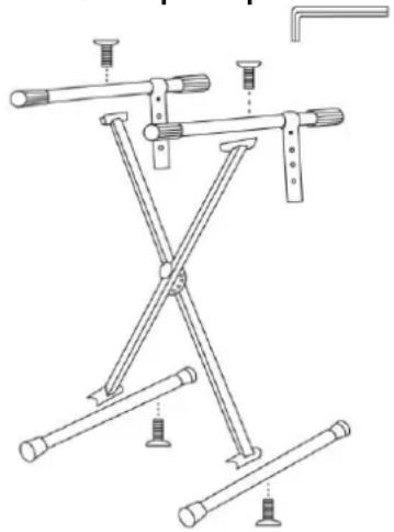 MAX Rhapsody61L - INSTRUCTIONS DE MONTAGE BANC - 2