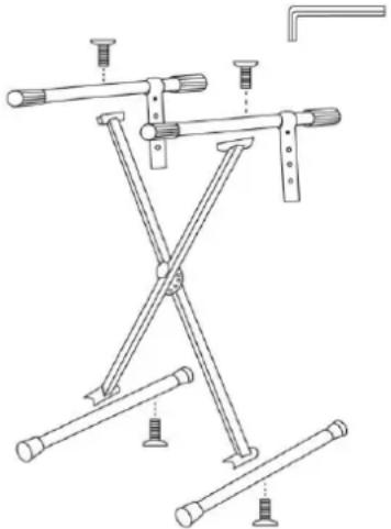 MAX Rhapsody61L - MONTAGEANLEITUNG STÄNDER - 1