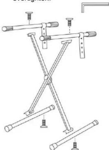 MAX Rhapsody61L - ASSEMBLY INSTRUCTIONS STAND - 1