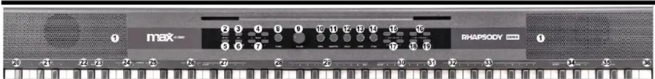 MAX RhapsodyDP88 - BEDIENUNG - 1