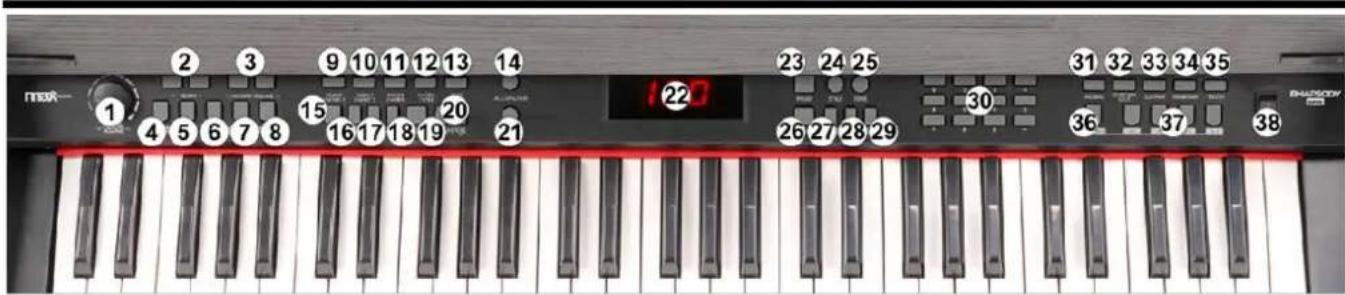 MAX RhapsodyDP61 - CONTROLS KEYBOARD - 1