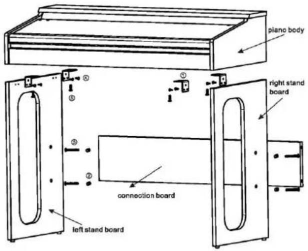 MAX RhapsodyDP61 - MONTAGE MEUBLE PIANO STAND - 1