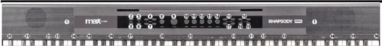 MAX RhapsodyDP88P - BEDIENUNG - 1