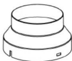 BEKO BHCA69642BH - Flue connection adapter - 1
