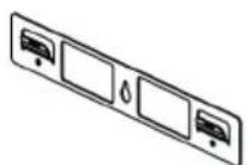 BEKO BHCA69642WH - Wall mounting part - 1