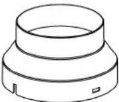 BEKO BHCA69642WH - Adapter do podłączenia komina - 1