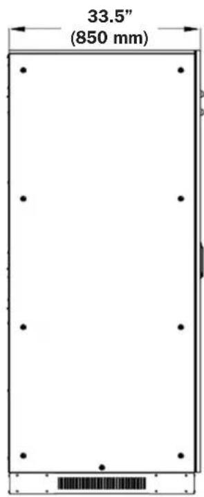 Tripp Lite S3MT-100KWR480V - Mechanical Data - 2