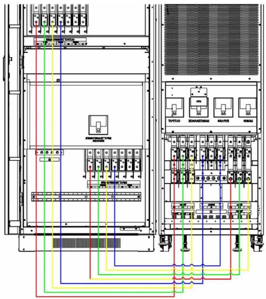 Tripp Lite S3MT-100KWR480V - Input and Output Transformer Connections - 3