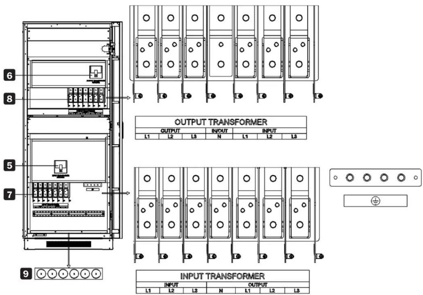 Tripp Lite S3MT-100KWR480V - Instalación - 1