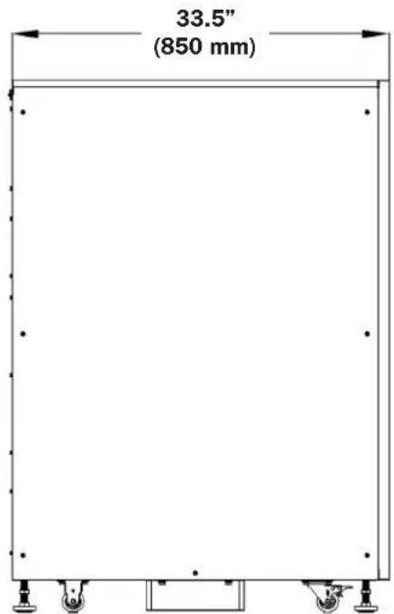 Tripp Lite S3MT-30K480V - Mechanical Data - 2