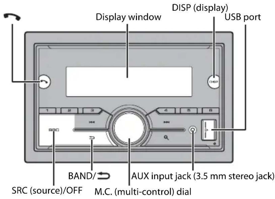 PIONEER MVH-S610BT - Basic operation - 1