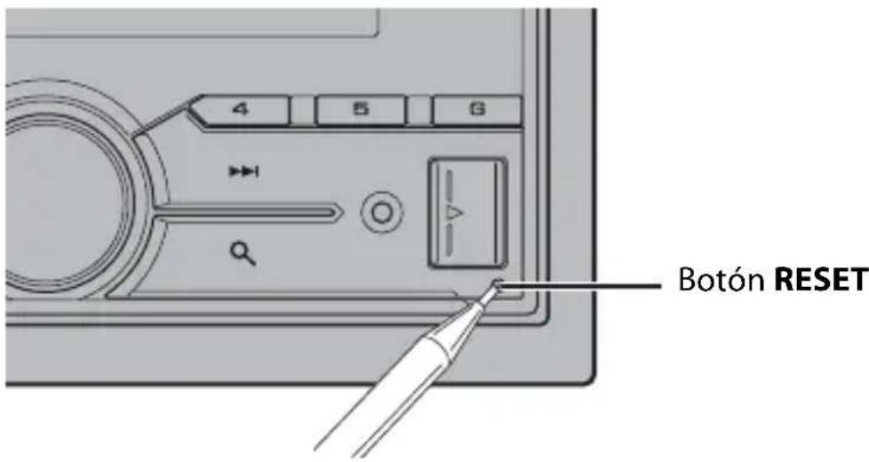 PIONEER MVH-S610BT - Reiniciar el microprocesador - 1