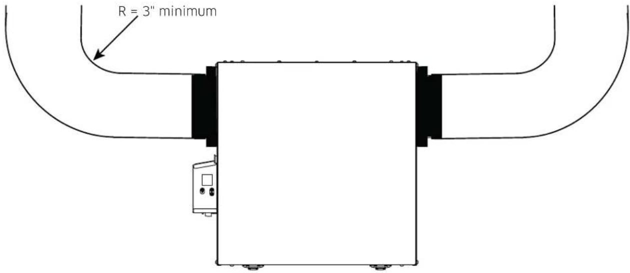 vänEE V150E75NS - DUCTS CONNECTION - 1