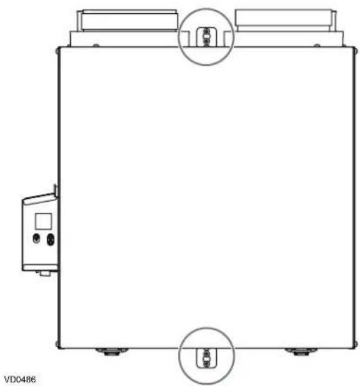 vänEE V210E75RT - INSTALLATION AVEC 2 SUPPORTS INSTALLATION AVEC 4 SUPPORTS - 1