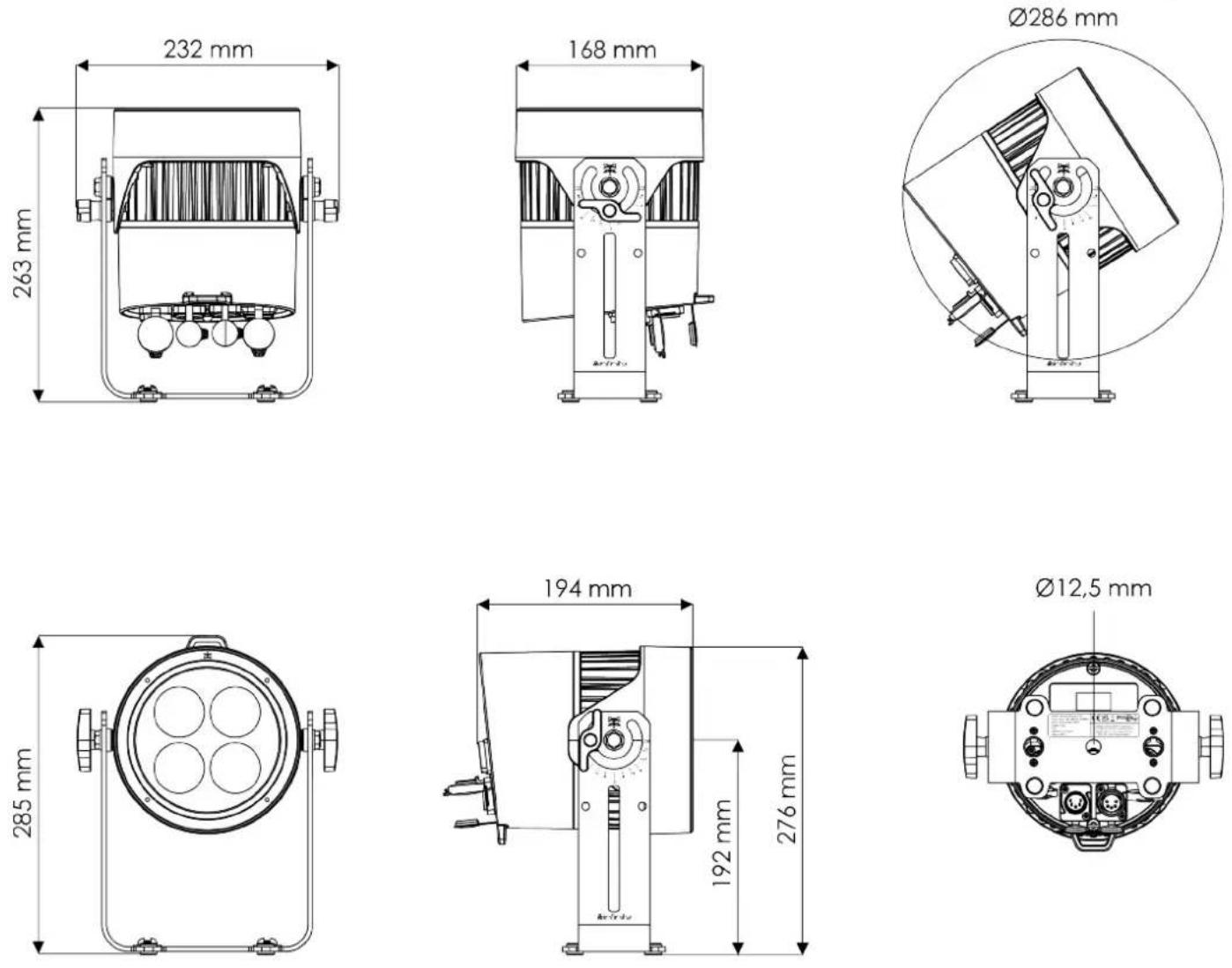 INFINITY Raccoon Junior P4/7 - Dimensions - 1