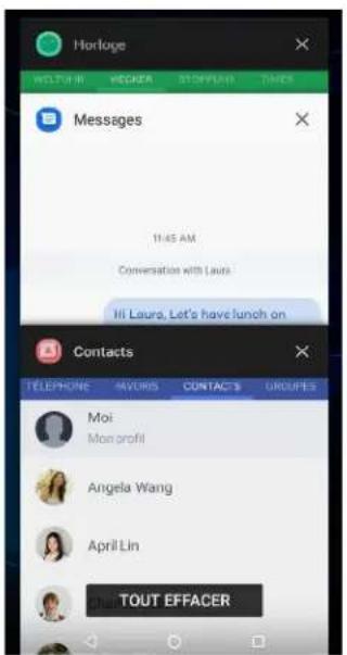 HTC Desire 19+ - Basculer entre les applis ouvertes récemment - 1