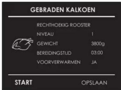 Fulgor Milano FCLSO 6023 TEM BK - Selecteer een al gedefinieerd recept: - 1