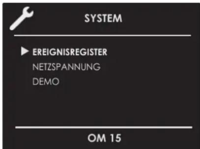 Fulgor Milano FCLSO 6023 TEM BK - DE 11 - System-Einstellungen - 2