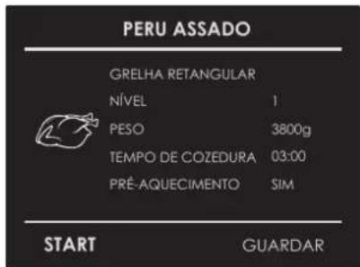Fulgor Milano FCLSO 6023 TEM BK - Seleccionar uma receita já definida: - 1