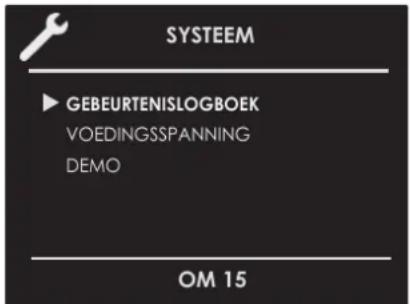 Fulgor Milano FCLSO 6023 TEM BK - NL 11 - Systeeminstellingen - 2
