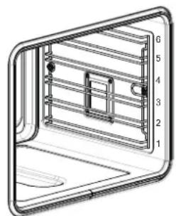 Fulgor Milano FCLSO 6023 TEM BK - Alimentos recomendados para o modo de cozedura inferior ventilada: - 1