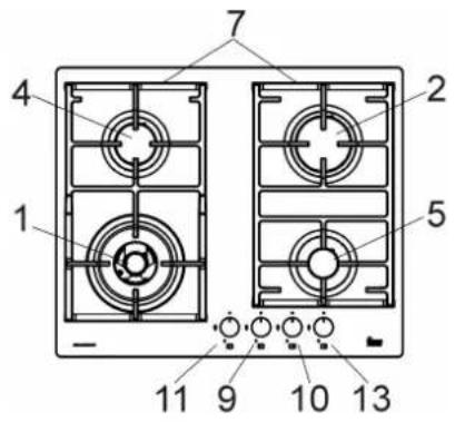 TEKA CGW LUX 90 5G AI AL DR CI - ΠΕΡΙΓΡΑΦΗ ΕΣΤΙΩΝ ΜΑΓΕΙΡΕΜΑΤΟΣ - 3