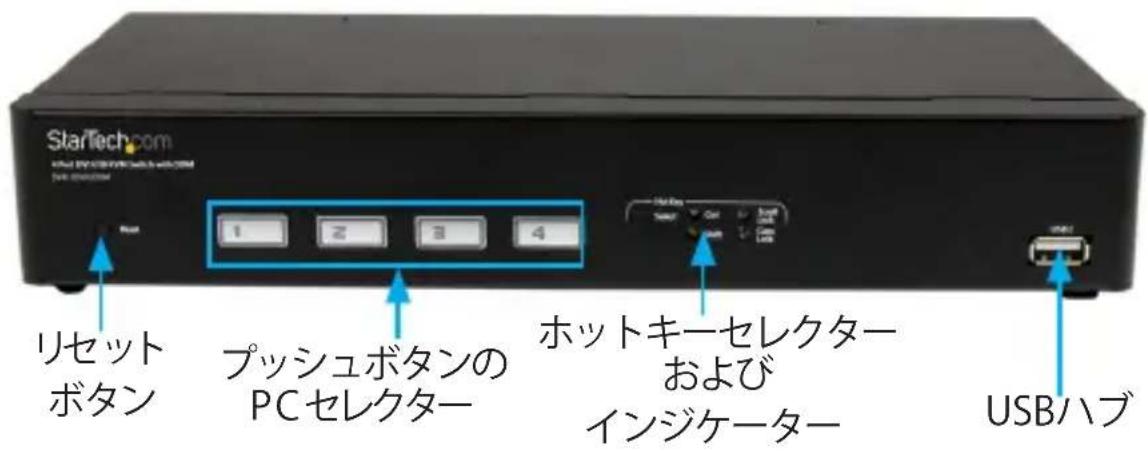 StarTech.com SV231DVIUDDM - フロント (SV431DVIUDDM) - 1