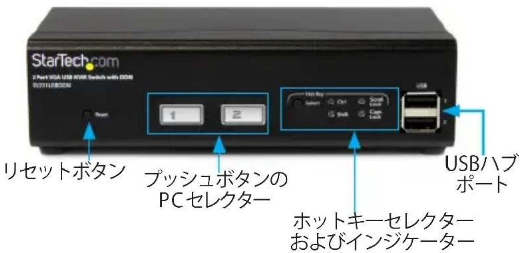 StarTech.com SV431USBDDM - フロント (SV231USBDDM) - 1