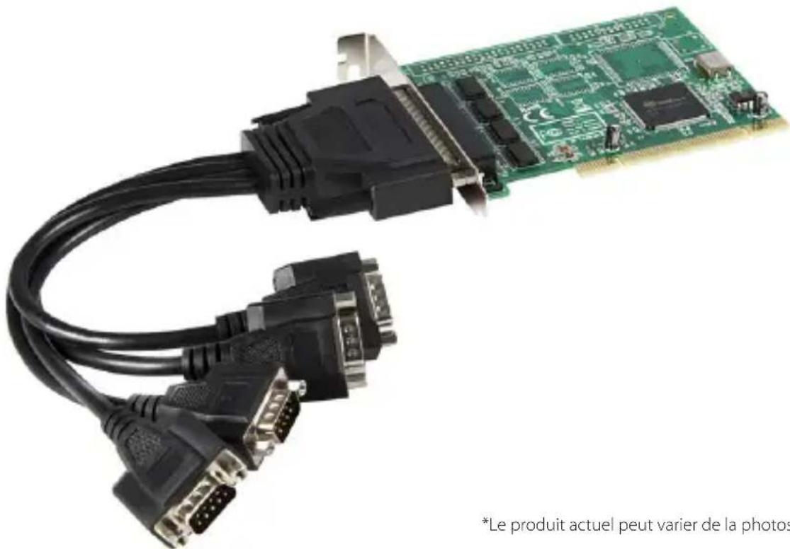 StarTech.com PCI4S550 - Carte Série PCI à RS232 4 Ports - 1