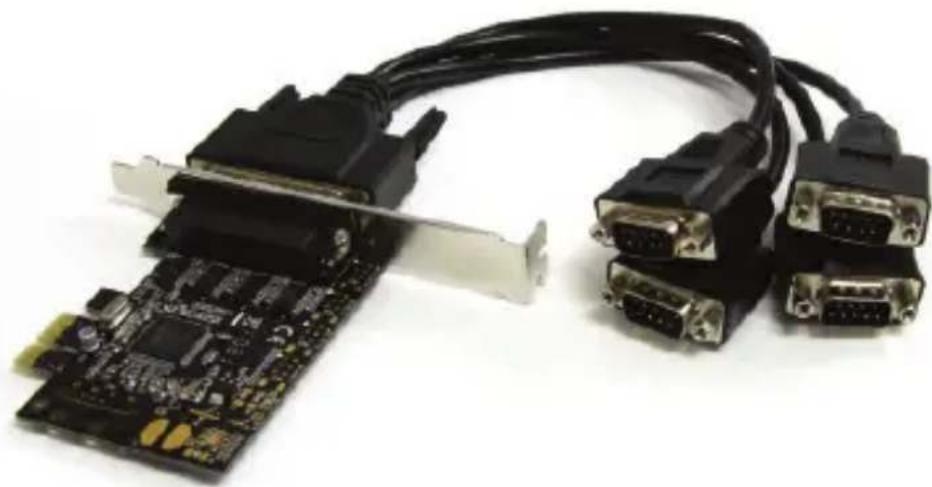 StarTech.com PEX4S553B - Carte Série PCI Express RS232 4 Ports avec Câble Épanoui - 1