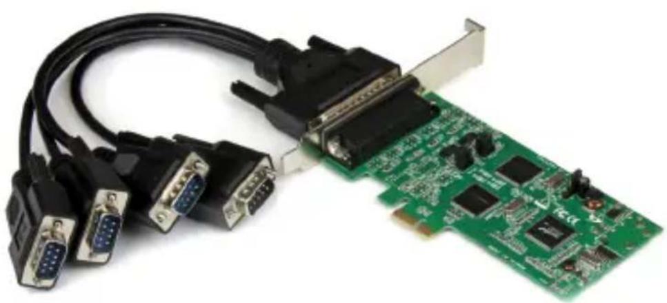 StarTech.com PEX4S232485 - Carte Contrôleur PCI Express combiné (Combo) à 8 Ports Série (4 ports RS232 et 4 ports RS422 / 485) - 1