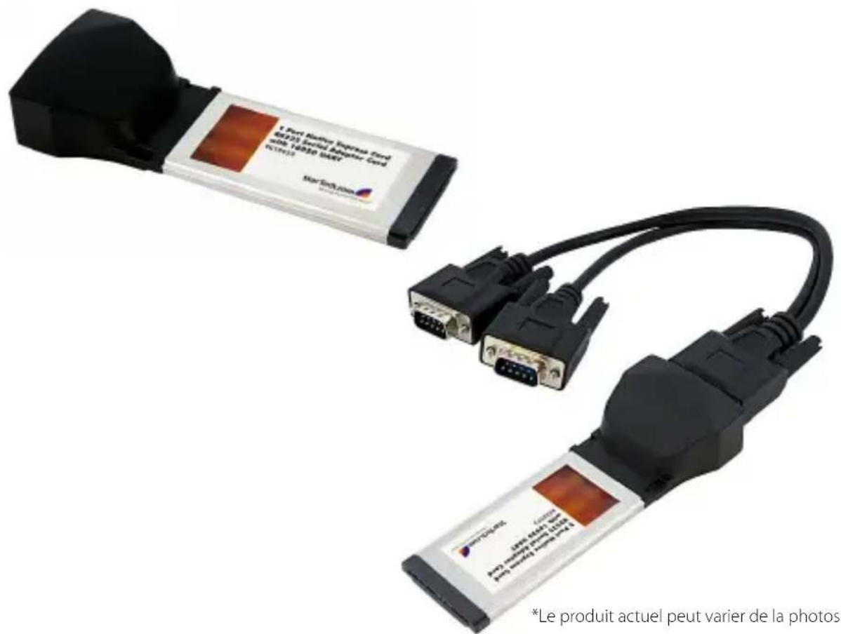 StarTech.com EC2S952 - Carte Adaptateur Série ExpressCard à RS232 Native 1 ou 2 Ports avec 16950 UART - 1