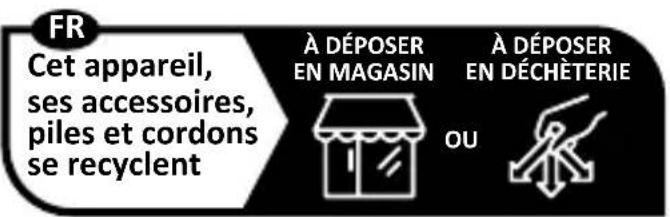 Bearware 307028 - Indications pour l'élimination des batteries - 2