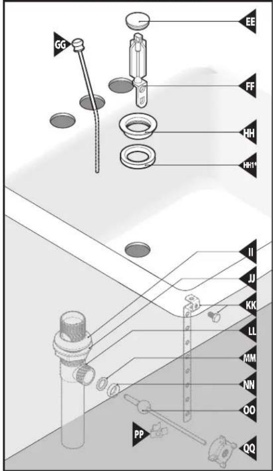 Moen WS84004 - WASTE OPTIONS/ 2 OPCIONES DE DESAGÜE/ 2 OPTIONS DE BONDE - 8