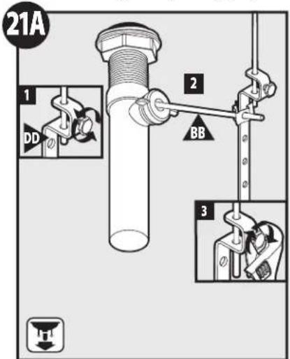 Moen WS84004 - WASTE OPTIONS/ 2 OPCIONES DE DESAGÜE/ 2 OPTIONS DE BONDE - 7
